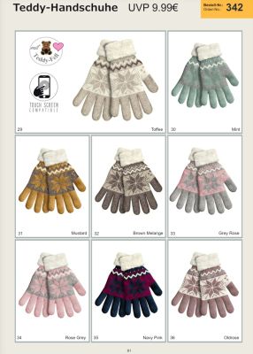 Fingerhandschuhe Wintermärchen  - in verschiedenen Farben
